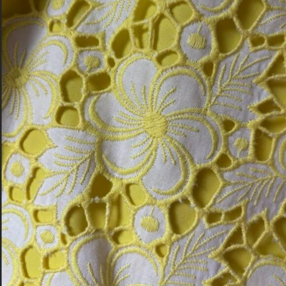 Vintage 90’s Lilly Pulitzer Sienna Phipps Kentucky Strapless Eyelet Dress - Picture 5 of 8